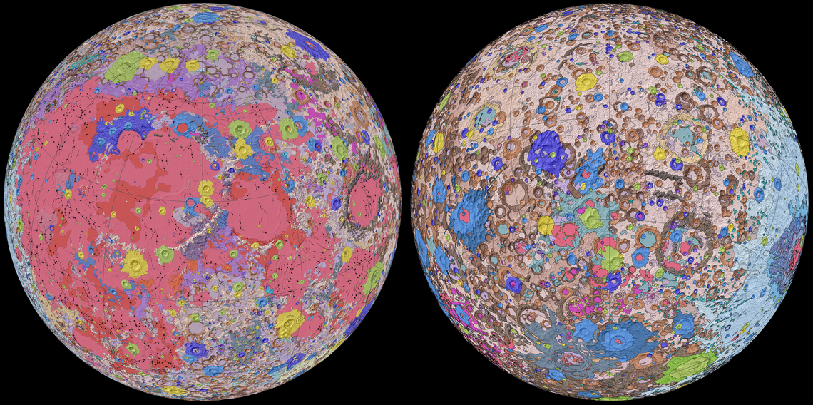 moon geology maps